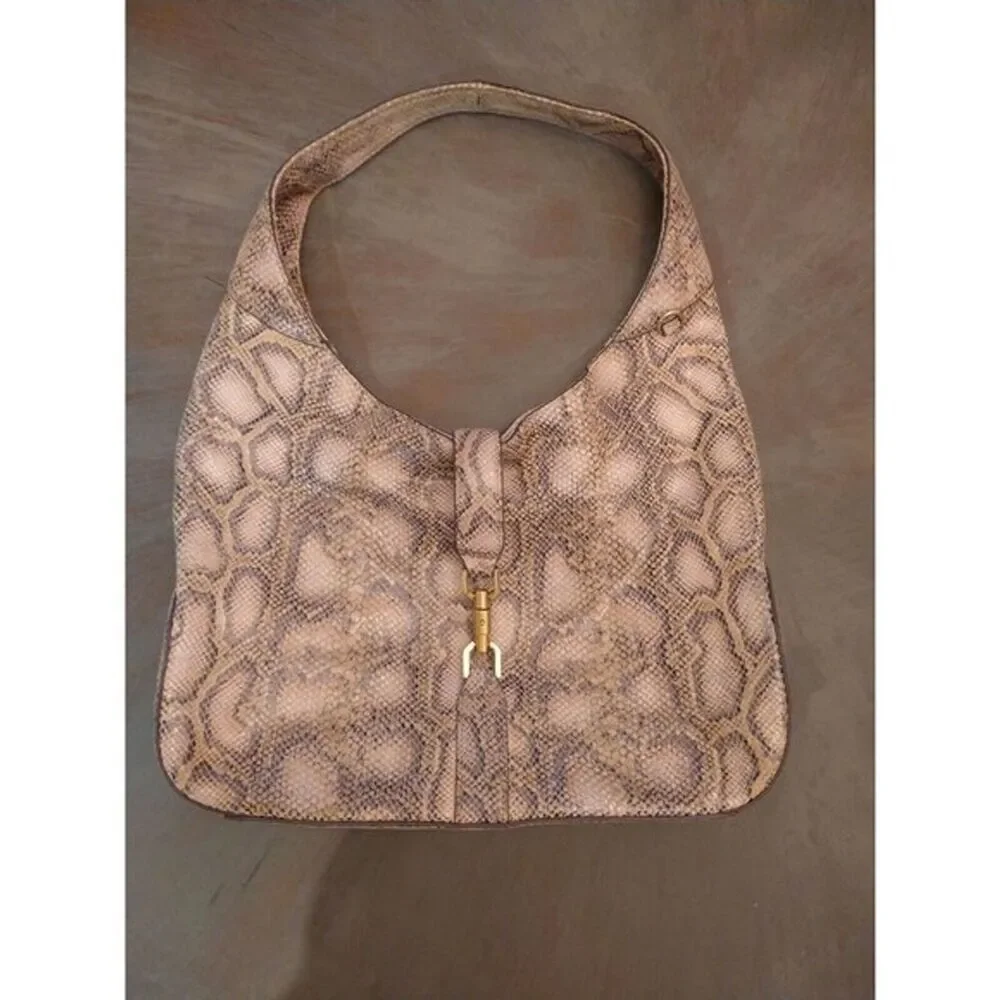 G.I.L.I. got it love it snakeskin leather Bag Medium Hobo